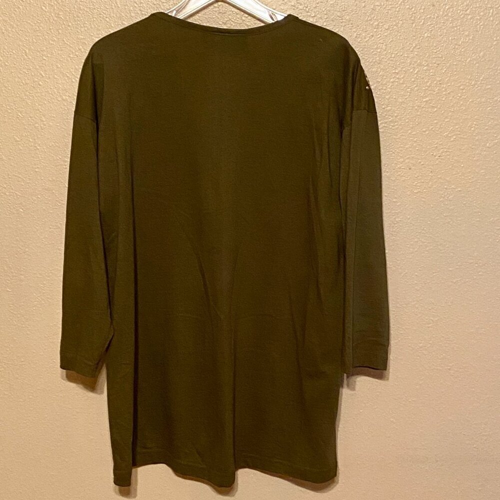 PHILIP NOEL Vintage 2-pc Leopard Print Applique Jewel and Metal Beading Size O/S - Picture 7 of 11